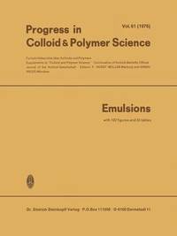 bokomslag Emulsions