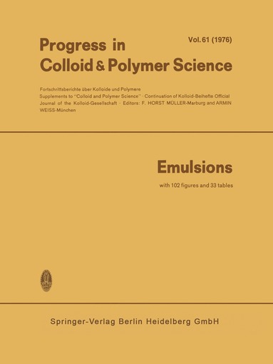 bokomslag Emulsions