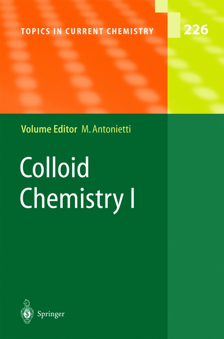 Colloid Chemistry I 1