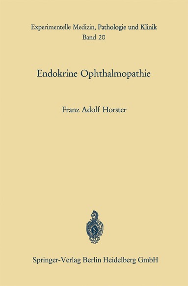 bokomslag Endokrine Ophthalmopathie