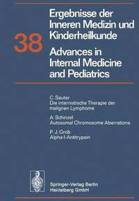 bokomslag Ergebnisse der Inneren Medizin und Kinderheilkunde / Advances in Internal Medicine and Pediatrics