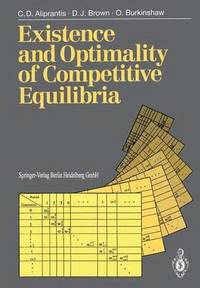 bokomslag Existence and Optimality of Competitive Equilibria