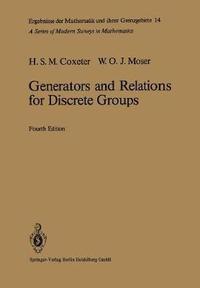 bokomslag Generators and Relations for Discrete Groups
