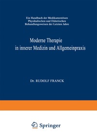 bokomslag Moderne Therapie in Innerer Medizin und Allgemeinpraxis