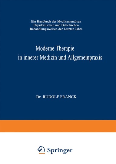 bokomslag Moderne Therapie in Innerer Medizin und Allgemeinpraxis