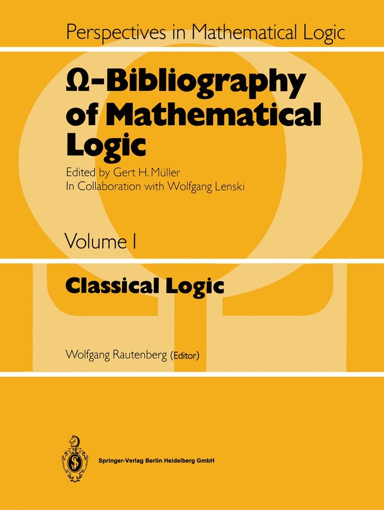 -Bibliography of Mathematical Logic 1