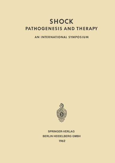 bokomslag Shock Pathogenesis and Therapy