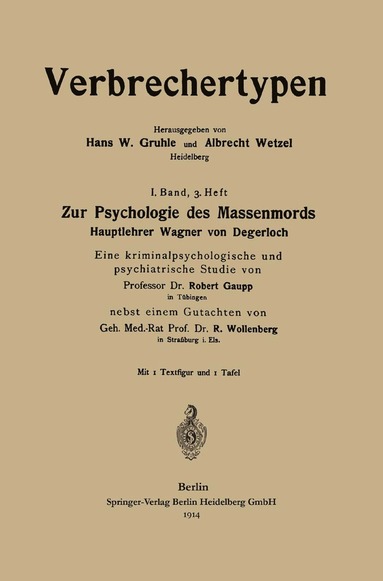 bokomslag Zur Psychologie des Massenmords