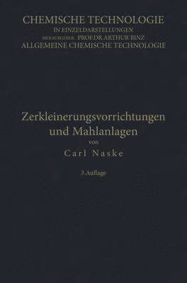 bokomslag Zerkleinerungs-Vorrichtungen und Mahlanlagen