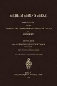bokomslag Wilhelm Weber's Werke