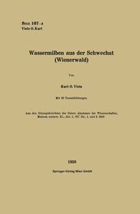 bokomslag Wassermilben aus der Schwechat (Wienerwald)