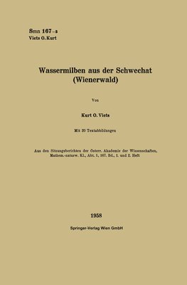 Wassermilben aus der Schwechat (Wienerwald) 1