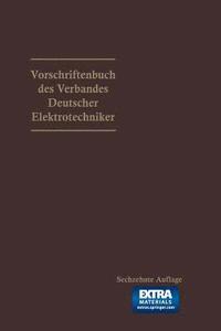 bokomslag Vorschriftenbuch des Verbandes Deutscher Elektrotechniker