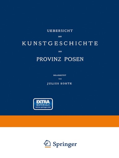 bokomslag Uebersicht der Kunstgeschichte der Provinz Posen