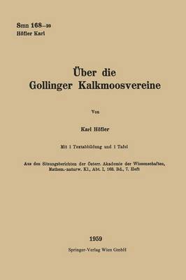 ber die Gollinger Kalkmoosvereine 1