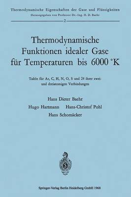 Thermodynamische Funktionen idealer Gase für Temperaturen bis 6000 °K