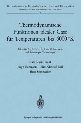 Thermodynamische Funktionen idealer Gase fr Temperaturen bis 6000 K 1