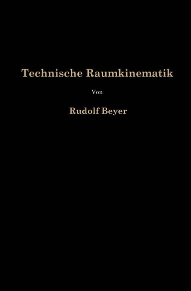 bokomslag Technische Raumkinematik