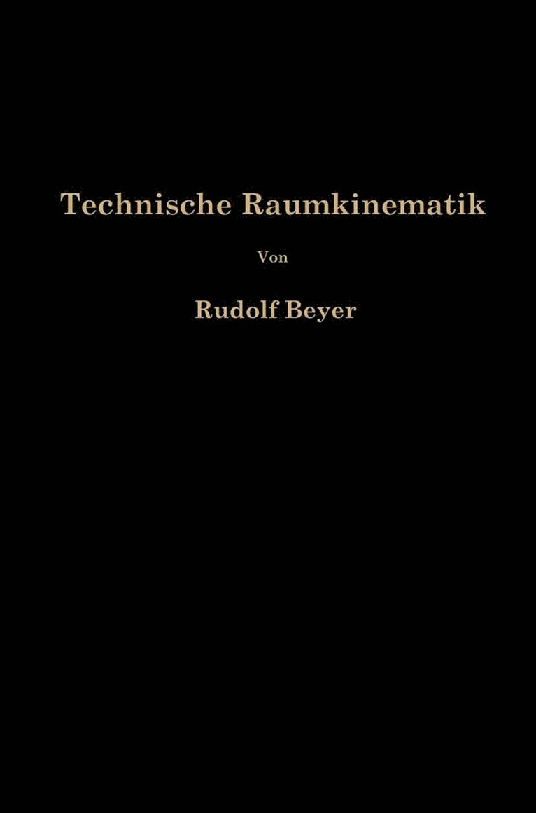 Technische Raumkinematik
