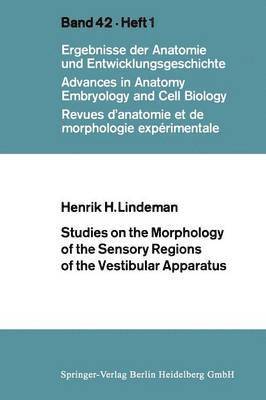 Studies on the Morphology of the Sensory Regions of the Vestibular Apparatus 1