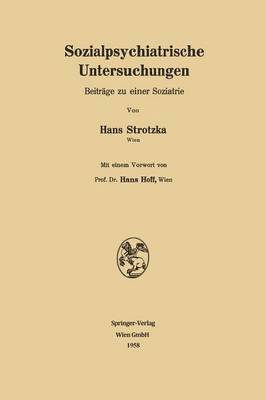 bokomslag Sozialpsychiatrische Untersuchungen