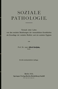 bokomslag Soziale Pathologie