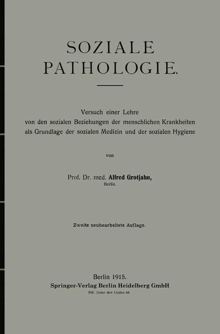 Soziale Pathologie 1