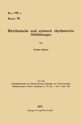 bokomslag Rhythmische und schwach rhythmische Abbildungen