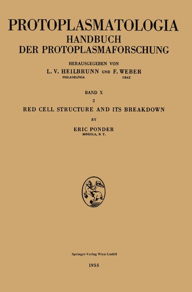 bokomslag Red Cell Structure and Its Breakdown