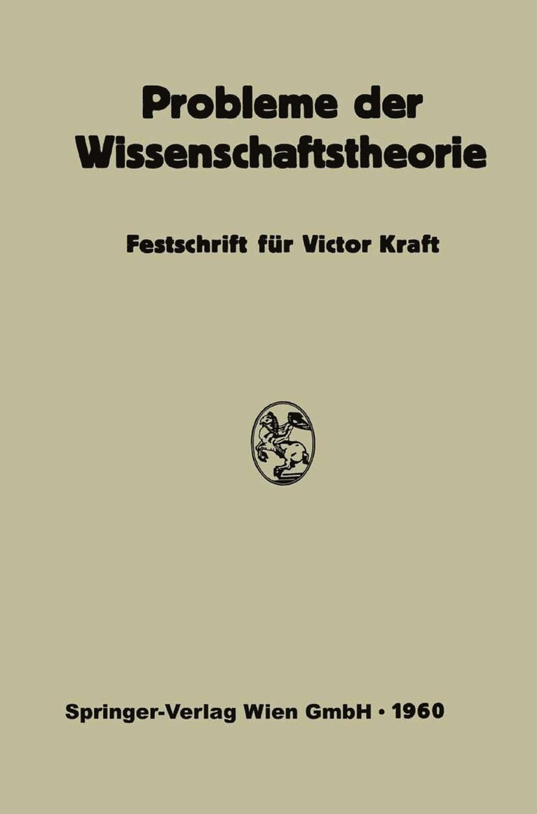 Viktor Kraft, Ernst Topitsch - Probleme der Wissenschaftstheorie, Häftad