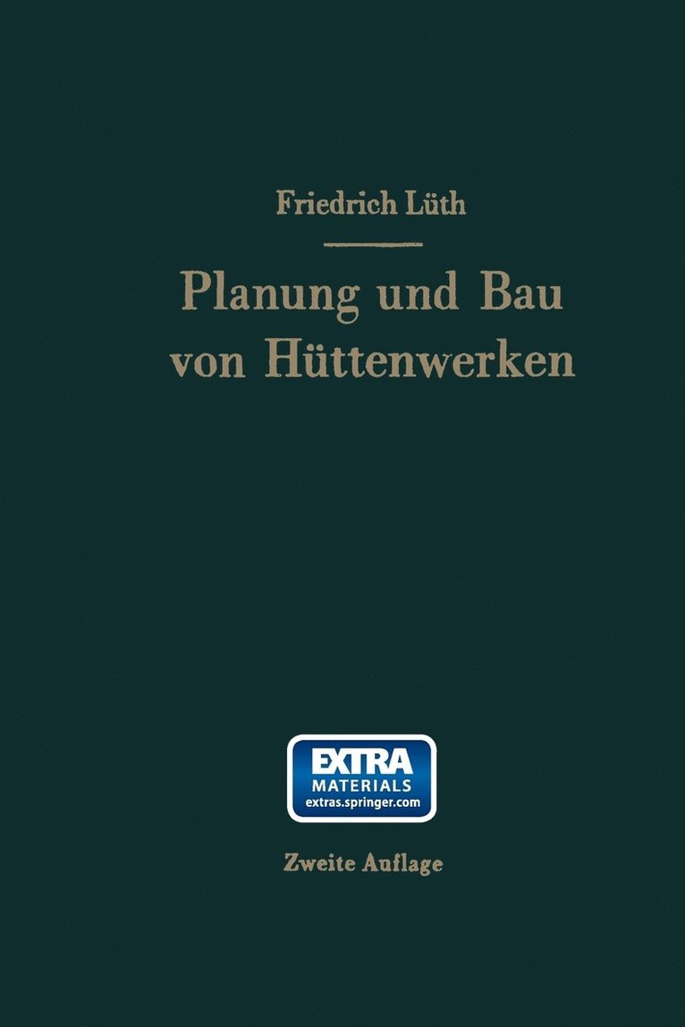 Planung und Bau von Httenwerken 1