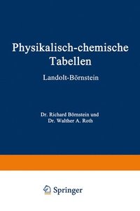 bokomslag Physikalisch-Chemische Tabellen