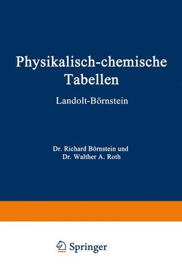 Physikalisch-Chemische Tabellen 1