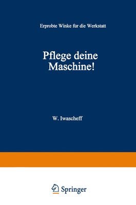 bokomslag Pflege Deine Maschine!