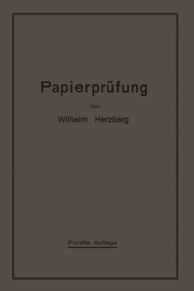 bokomslag Papierprfung