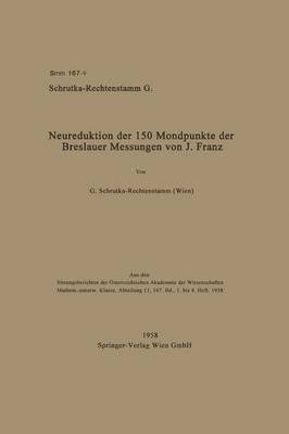 Neureduktion der 150 Mondpunkte der Breslauer Messungen von J. Franz 1