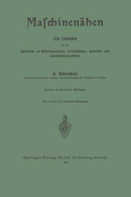 Gertrud Behrendsen - Maschinenähen, Häftad