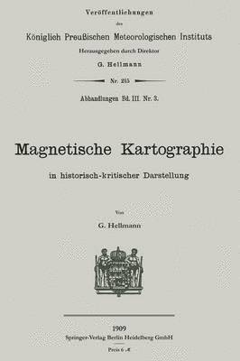 bokomslag Magnetische Kartographie in historisch-kritischer Darstellung