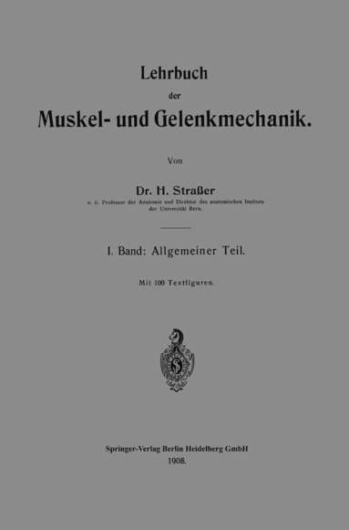 bokomslag Lehrbuch der Muskel- und Gelenkmechanik