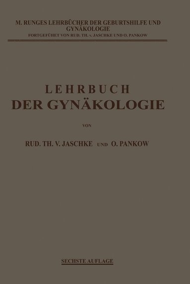 bokomslag Lehrbuch der Gynkologie