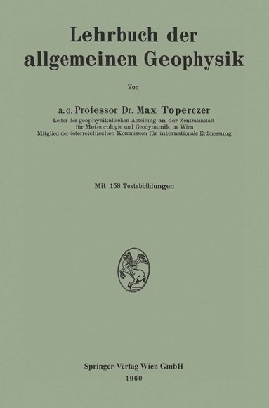 bokomslag Lehrbuch der allgemeinen Geophysik