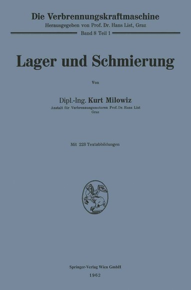 bokomslag Lager und Schmierung