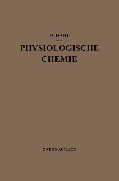 bokomslag Kurzes Lehrbuch der Physiologischen Chemie