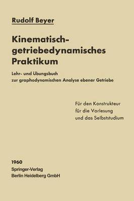 bokomslag Kinematisch-getriebedynamisches Praktikum