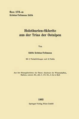 Holothurien-Sklerite aus der Trias der Ostalpen 1