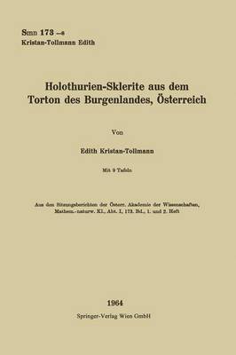 Holothurien-Sklerite aus dem Torton des Burgenlandes, sterreich 1