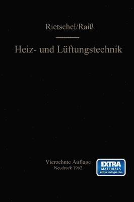 H. Rietschels Lehrbuch der Heiz- und Lüftungstechnik