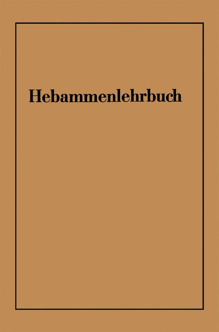 Hebammenlehrbuch 1