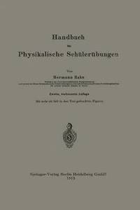 bokomslag Handbuch fr Physikalische Schlerbungen