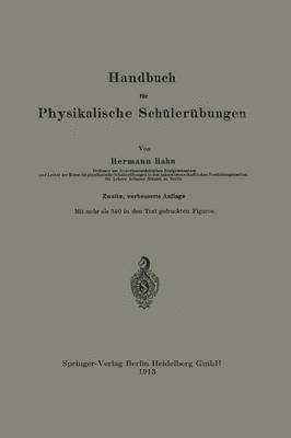 Hermann Hahn - Handbuch für Physikalische Schülerübungen, Häftad